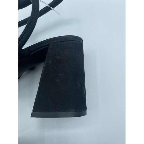 FREE PEOPLE Colette Cinched Block Heel Sandals, Black, EU39.5/US9 NWOB - Picture 15 of 16